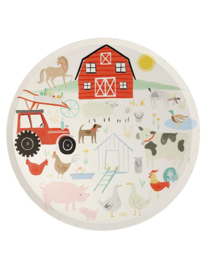 On The Farm Dinner Plates (x 8)