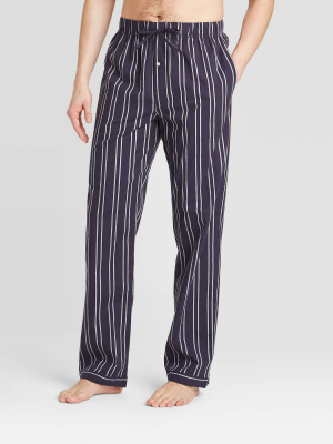 Men's Striped Poplin Pajama Pants - Goodfellow & Co™