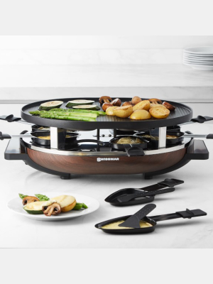 Swissmar Matterhorn Raclette With Cast Aluminum Grill Top