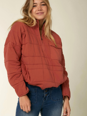 Mable Quilted Pullover Jacket
