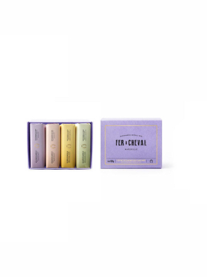 Fer À Cheval Set Of 4 Scented Soaps In Gift Box