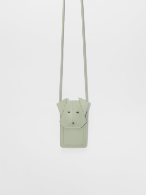 Crossbody Phone Case With Face Detail