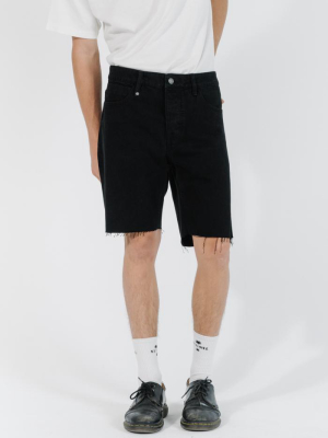 Chopped Denim Short - Black Rinse