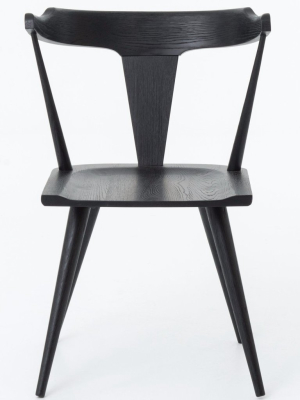 Ripley Dining Chair In Black Oak