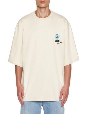 Oversized T-shirt With Mr. Meeseeks Embroidery