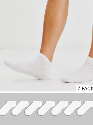 Asos Design 7 Pack Sneaker Socks