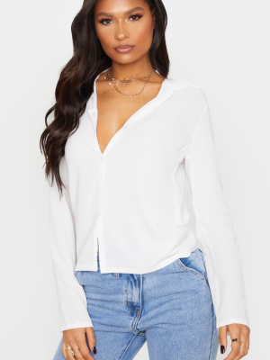 White Chiffon Shirt