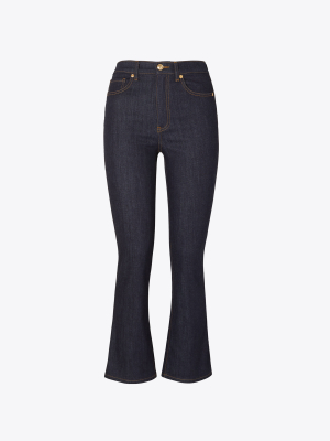 Cropped Boot-cut Jean