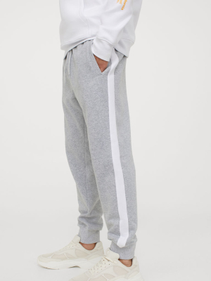 Joggers With Side Stripes