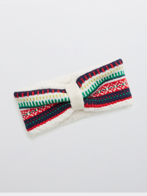 Aerie Fairisle Ear Warmer