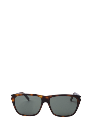 Saint Laurent Eyewear Rectangle Frame Sunglasses