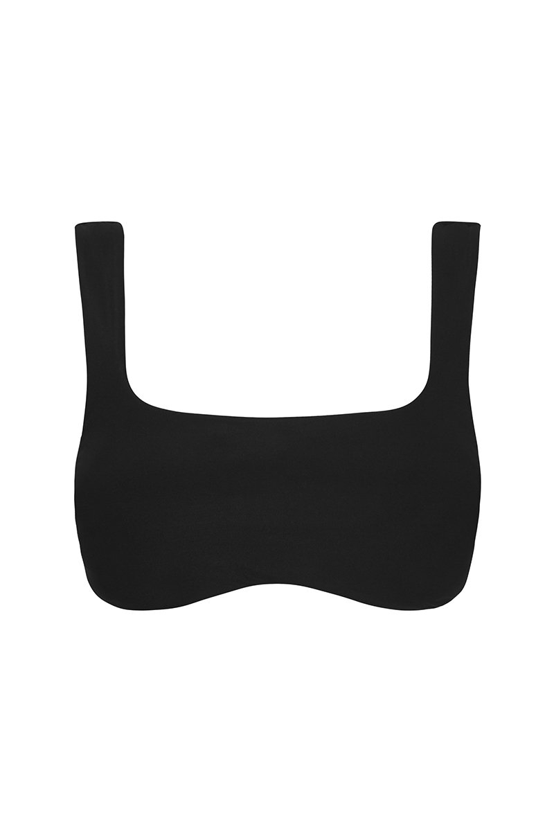 BONDI BORN Winona Bikini Top - Black - Autumn