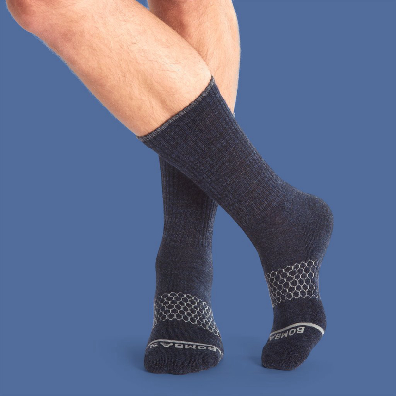 Bombas Men's Merino Wool Calf Sock 8pack Opimoda